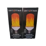 Lot Of 2 Ez-illuminations Led Flame Bulb Tube-style Great For Holidays. Fixed Price $9.99.