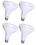 4 Pack Bioluz Led Br30 Dimmable Bulb, 65w Equivalent (uses 8w) 700 Lumen,.... Fixed Price $19.99.