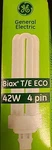 (3 Pack) Ge Cfl Light Bulbs Bulb General Electric Biax T/e Eco 42w 4 Pin Gx24q-4. Fixed Price $19.98.