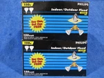 Philips 150w Indoor / Outdoor Flood Light Bulbs Br 38 2 - Packs ( 4 Total ). Fixed Price $26.00.