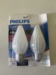 Philips Duramax 40w White Flame Candle Bulb Soft. Fixed Price $23.80.