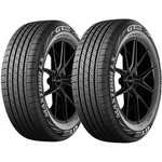 (qty 2) 205/60r16 Gt Radial Max Tour Lx 92v Sl Black Wall Tires. Fixed Price $221.98.