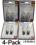 Satco S21832 Led Torpedo Light Bulb 3w=25w B11 E26 Clear ( 2-4 Packs ) New. Fixed Price $27.99.
