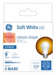 Led Ceiling Fan Light Bulbs, A15, White, 4 Watt, 2-pk. - 93130352. Fixed Price $18.62.