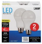 Feit Electric A1600/850/10kled/2 Led Lamp, General Purpose, A19 100 W Equi. Fixed Price $6.99.