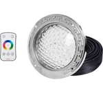 Hqua Pn01dc 120v Ac Led Rgbw Color Change Inground Pool Light, 10 Inch W/ Remote. Fixed Price $239.00.