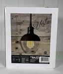 Bazz Pendant 6.25" Vintage 1-light Led With Glass Shade Bulb Incl Adj Length 59". Fixed Price $69.99.
