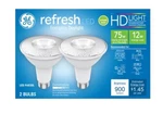 4 Pack Ge Lighting 43098 12watt E26 Par30l Led Dimmable Refresh Light Bulb. Fixed Price $89.99.