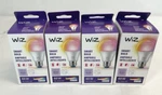 Lot Of 4 -wiz 603449 A19 White & Color Changing Wi-fi Smart Led Light Bulbs. Fixed Price $19.98.