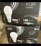 2 Of Kor K22508 9w Led A19 Light Bulb - 4000k Cool White, Pack 6. Fixed Price $19.99.