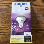 Philips 453498 6.5-watt Indoor Mr16 Led Light Bulb. Fixed Price $14.95.
