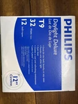 Untested Philips Fc12t9 Daylight Deluxe Circline Lamp 32w 12" T9 4-pin 2packs. Fixed Price $35.00.