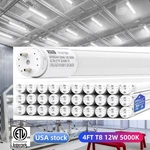 10-50 Pack T8 Led Bulbs 4 Foot G13 4ft Tube Lights 12w 5000k Single Dual End. Fixed Price $85.94.