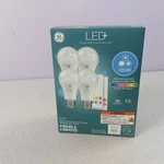 Lot 4 Ge Led Light Bulb Color W Timer Remote 9.5w 60w A19 93130032 800 Lum New. Fixed Price $29.99.
