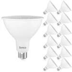 Sunco 12 Pack Outdoor Flood Light Bulbs, Par38 Led Lights Waterproof, 1.... Fixed Price $114.07.