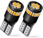 Auxito 194 Led Bulb Amber Yellow 168 2825 W5w T10 Wedge 24-smd 3014. Fixed Price $18.99.