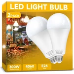 Prosperbiz 300w Equivalent Led Light Bulb, Super Bright 2 Pack, Soft White. Fixed Price $38.99.