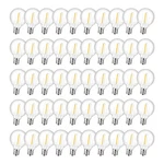 Gvvoohome 50 Pack Led G40 Replacement Bulbs For String Lights, Shatterproof Plas. Fixed Price $46.92.