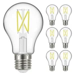 6 Pack Satco S12409 Led Filament Bulbs 120v 5w 40w A19 Medium E26 Dimmable 3000k. Fixed Price $35.00.
