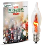 Tupkee C7 Flickering Flame Tip Light Bulb With A Orange Glow That Flicker - 1w. Fixed Price $10.99.