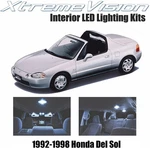 Xtremevision Interior Led For Honda Del Sol 1992-1998 (2 Pieces) Cool White.... Fixed Price $11.99.