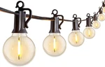 Brightown Outdoor String Lights 29 Feet G40 Led Patio Lights, Plug-in, 13 Plasti. Fixed Price $28.10.