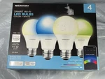 Merkury Innovations Smart Wi-fi Led Bulbs Color + White 4 Pack - Brand New. Fixed Price $37.95.