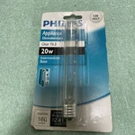 Philips 20-watt T6-1/2 Clear Intermediate Base Light Bulb New Sealed. Fixed Price $15.41.