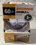 Sylvania Double Life 60w 120v Clear Indoor Globe Light Bulb G25. Fixed Price $29.99.