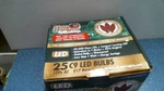 Holiday Bright Lights 25 Led C9 Replacement Bulbs Red (02328) Fs. Fixed Price $35.00.