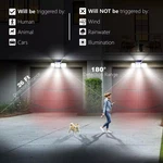 Ameritop Solar Lights - 2 Pack, 800lm 128 Led 6500k Motion Sensor, Al-sl White. Fixed Price $42.93.