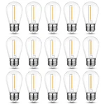 Led S14 Replacement Light Bulbs Shatterproof Outdoor String Waterproof 1w. Fixed Price $22.97.