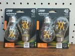 2x 2pack Feit Enhance Led Bulb 40 Watt Equivalent Medium Base A15 Size For Fans. Fixed Price $17.99.