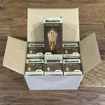 New Pack Of 6 Bulbrite Nostalgic Hairpin Light Bulbs 40w St18 Antique Free Ship. Fixed Price $49.99.