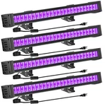 Faishilan 4 Pack Led Black Light Bar,16.5in 24w Assorted Sizes , Colors. Fixed Price $46.54.