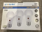 Emotionlite Sensor Light Bulbs Outdoor,neutral White Led 60 Watt 5000k. Fixed Price $13.95.