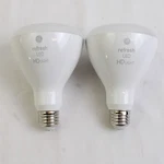 Lot Of 2 Ge Relax Hd Led Light Indoor Floodlight Bulbs 10.5w 700 Lumens 120ma. Fixed Price $13.29.