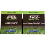 2 Packs Gel Blaster 10,000 Gellets Electric Green. Fixed Price $10.99.