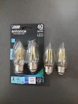 Feit Electric 2 B10 Bulbs Nip And New Out Of Package 60w. Fixed Price $14.95.