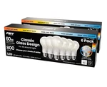 Feit Electric 60w 800 Lume Replacement 5cct Led Classic Glass A19 Bulbs, 12-pack. Fixed Price $48.85.