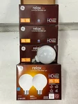Case Of 12 Ge Led Light Bulbs, G25, Soft White, 360 Lumens, 4.5 Watt,. Fixed Price $96.00.