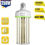 480v 250w Led Corn Light Bulb E39 Base 5000k 36000lumens Warehouse Lighting Us. Fixed Price $99.26.