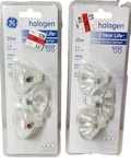Ge 3-pcs 85289 20-watt Track Recessed Mr16 Light Bulb, Clear, 2 Pack. Fixed Price $7.19.