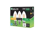 Maxlite Led Filament Lamp 4w B10 80 Cri 2700k Dim E12-3 Pack - White,f4b10d27.... Fixed Price $13.66.