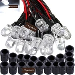 Ltvystore 20pack 10mm 12v White Led Pre Wired 20 Count (pack Of 1),. Fixed Price $15.81.