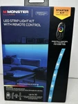 Monster Illuminessence Led Strip Light Kit With Remote Control New In Box!. Fixed Price $9.49.