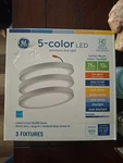 Ge 5-color Led 950-lumen Dimmable Surface Mount Indoor Floodlight. Fixed Price $29.99.