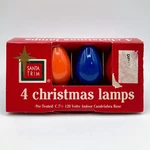 Santa Trim 4 Pack Christmas Lamps Replacement Bulbs Indoor C-7s Candelabra 120v. Fixed Price $9.14.