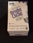 Brilli Wellness A19 60w E26 Lighting Bright Cleaning Smart Led Light Bulb. Fixed Price $14.99.