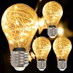 Howorr 2w Led Fairy Light Bulbs, 15w Equiv, E26 Base, Warm White, 4-pack. Fixed Price $29.98.